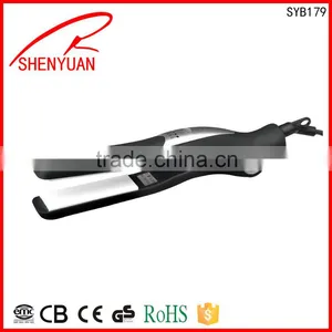New Manufacturer Professional Hair Straightener Ceramic Plate Mini Black Styling Tools Fast Heat Up thumbnail-1