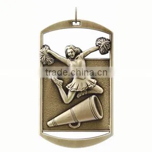 Rectangle Medals /cheering Squadmedals/ Cheerlaeader Medals thumbnail-1