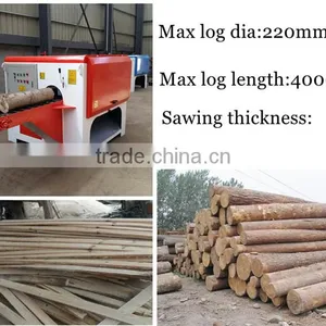 Neweek Woodworking Round Wood Sawing Log Multi Blade Saw Machine thumbnail-2