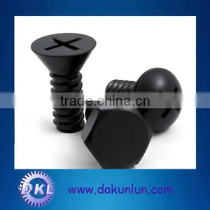 Black ABS Injection Molding Screw ,weclome Custom Size thumbnail-1