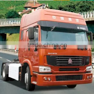 HOWO CNG 267HP 4x2 Tractor Truck Head Low Price For Sale thumbnail-1