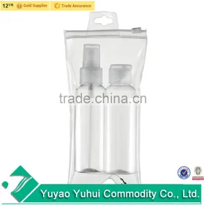 China Hot Sale Mini Pet Travel Set/plastic Travel Cosmetic Bottle Set/6pcs Travel Bottle Set in Pvc Bag thumbnail-6