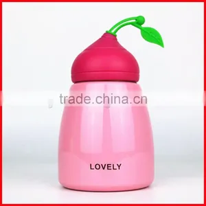 Portable Vacuum Thermo Student Water Bottle Stainless Steel Cute Chocolate Calabash Bottle thumbnail-6