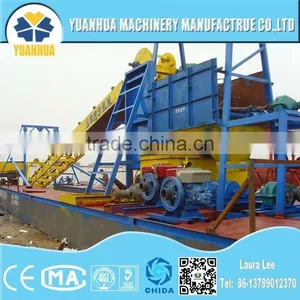 Heavy Duty Gold Dredging Equipment With Processing Line thumbnail-5