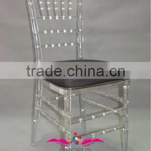 Crystal Stackble Knock Down Resin Chiavari Chair thumbnail-1