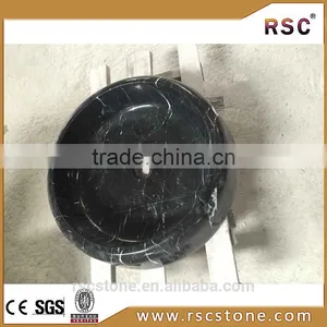 Natural Nero Marquina Marble Bathroom Sink for Wholesale thumbnail-1