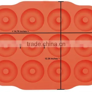 12 Cavity Silicone Donut Mold, Silicone Donut Pan thumbnail-5