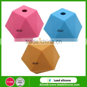 Sedex Factory Custom Six Angular Sphere Silicone Ice Cube Tray thumbnail-1