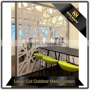 Decorative Carved Aluminium Interior Framed Wall Panel for Hotel Restaurant thumbnail-1