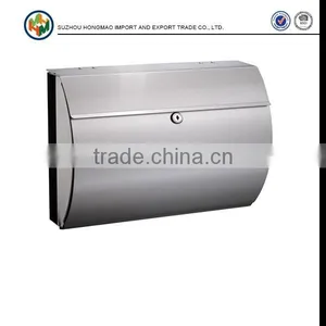 Stainless Steel Mailbox With Newspaper Holder thumbnail-5