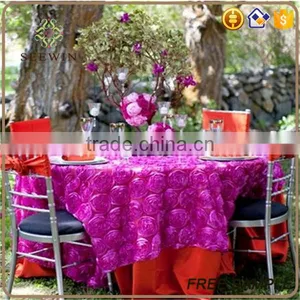 Garment Rosette Table Cloth for Wedding/party/banquet thumbnail-1