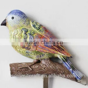 Set of 3 Rustic Home Decorative Resin Bird Wall Hooks thumbnail-3