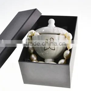 Fashionable Fashion Silver Jewelry Gift Wedding Box Glass Set Display With Crystals From SWAROVSKI thumbnail-6