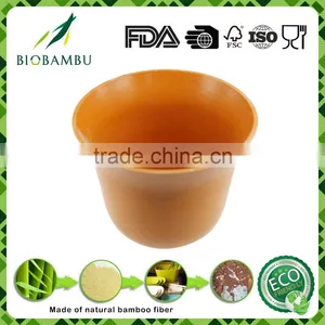 2016 New Design Home and Garden Decoration Bamboo Fiber Flower Pot, Garden Planter thumbnail-2