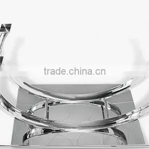 Modern Stainless Steel Coffee Table Base Wholesale Chrome Metal Table Legs FF-063 thumbnail-3