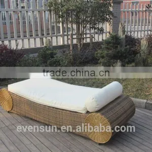 Rattan Lounger Patio Sun Bed thumbnail-6