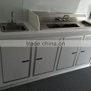 8'6" Wide x 16' Long Food Cart Concession Trailer For Sale thumbnail-4
