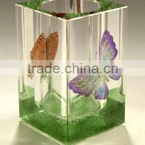 Handmade Crystal Pen Holder for Office Gift thumbnail-4