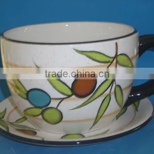 Ceramic Cup and Saucer Planter thumbnail-1