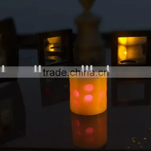 LED Electronic Color Change Flameless Lights Candle thumbnail-1