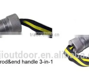 DJSV-OS Multi-function Outdoor Camping Tool With Knife Shovel Hoe Flashlight Fire Starter thumbnail-4