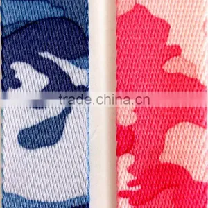 High Quality Printed Colored Polyester Webbing Strap for Pet Collar Leash,woven Polyester Webbing for Dog Collar Leash thumbnail-5