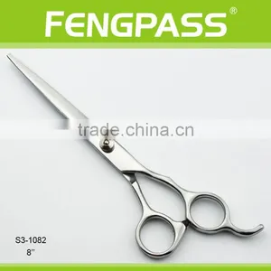 S3-1082 8" Inch 2CR13 Stainless Steel With PP Handle Hairdressing Barber Scissors thumbnail-1