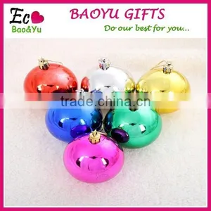 Colorful Christmas Tree Decoration Ball Plastic Christmas Ball Ornament thumbnail-1