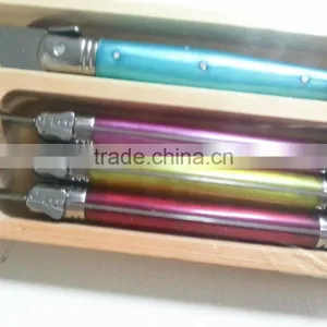 ABS Handle Laguiole Steak Knives With Wooden Box thumbnail-2