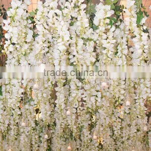 Decorative Artificial Flower Home Handicraft Silk Wistaria Wedding Decoration Centerpieces thumbnail-1
