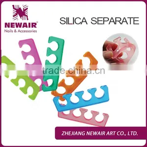 Professional Nail Art Silicone Toe Separator and EVA Colorful Finger Spacer for Nails thumbnail-3
