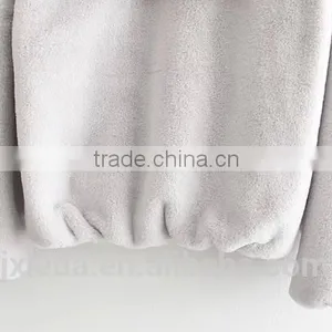 100%cotton Thick Warm Pullover Hoodie With Scarf thumbnail-4