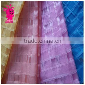 Fine Plaid Transparent Chiffon Yarn Diy Handmade Organza Puff Skirt Hair Accessory Fashion Embroidery Fabric thumbnail-4