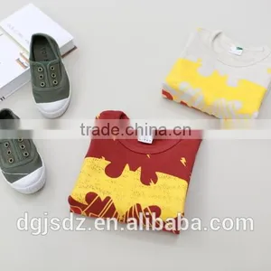 Hot Sells Kids Carton Printed Long Sleeve 100% Cotton t Shirt Kids Clothing thumbnail-3