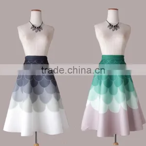 Z&M Latest Fashion Skirts High Waisted Long Skirt Mermaid Skirt thumbnail-1