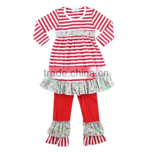 Baby Girls Fall Clothes Quarterfoil Christmas Boutique Girl Toddler Clothing thumbnail-6
