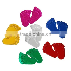 PVC Confetti Party Decoration Baby Shower Footprint At Random thumbnail-3