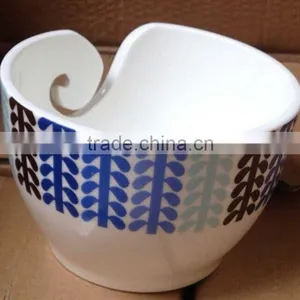 Knitting Accessory Ceramic Yarn Bowl thumbnail-1