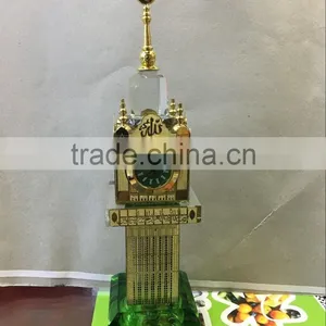 New Crystal Makkah Clock Tower Model For Ramadan Gift thumbnail-1