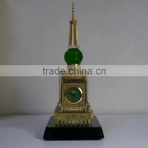 Wholesale High Quality Crystal Makkah Clock And Mecca Clock Tower With Ramadan Gift thumbnail-2