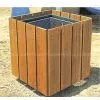 BH127-4 Baihe Wooden Dustbin thumbnail-1