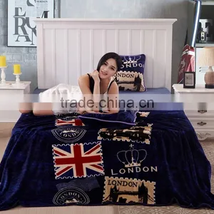 Union Jack Coral Fleece Blanket/Sheet thumbnail-1