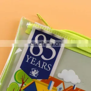 Hot Sale Cute Coloring Printing Pvc Zipper Bag for Pencil/pen Packing PVC Plastic Bag With Zipper thumbnail-4