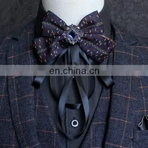 Aidocrystal Beautiful Knitted Bowtie in Different Designs Knitting Pattern Mens Bow Tie thumbnail-1
