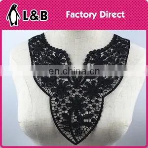 Fashion Polyester Chemical Lace Embroidery White Neck Lace Collar thumbnail-2