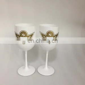 White Acrylic Champagne Glasses For Moet&Chandon thumbnail-2
