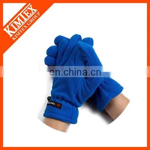 Fleece Cheap Customized Logo Unique Winter Gloves thumbnail-3