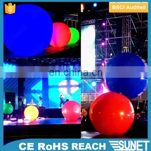 2017 China Factory Hot Sell Waterproof Color Changing Big Led Decoration Light Ball thumbnail-1