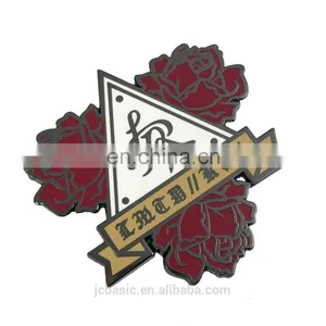 School Metal Uniform Star Shaped Embossed Metal Badge thumbnail-2