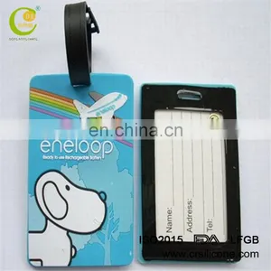 Top Quality Promotional Soft Rubber Pvc Luggage Tags,silicone Customized Tags thumbnail-1